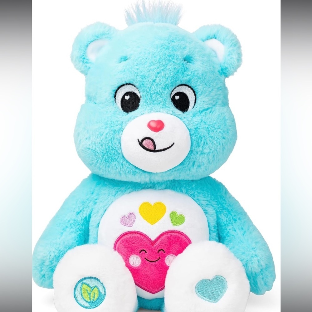Care Bears Medium Plush Toy - Always There Bears, Cute Plush Collectable